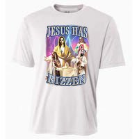 Jesus Has Rizzen Cooling Performance Crew T-Shirt