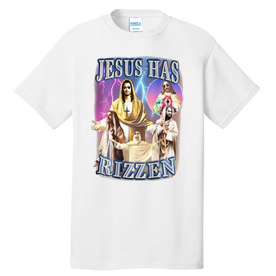 Jesus Has Rizzen Tall T-Shirt