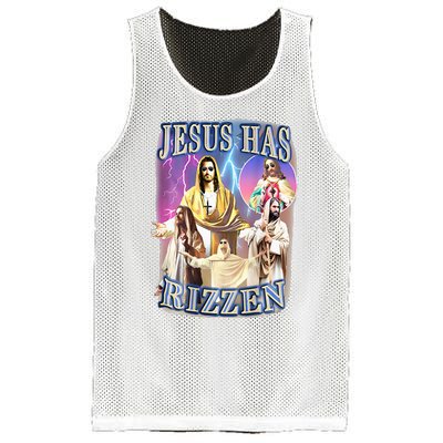 Jesus Has Rizzen Mesh Reversible Basketball Jersey Tank