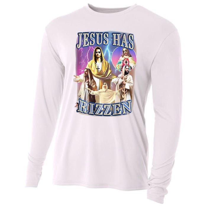 Jesus Has Rizzen Cooling Performance Long Sleeve Crew