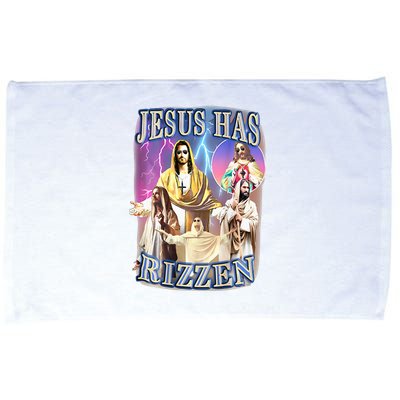 Jesus Has Rizzen Microfiber Hand Towel