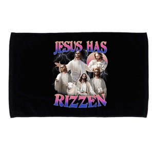 Jesus Has Rizzen He Is Risen Easter Day Christian Microfiber Hand Towel