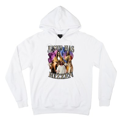 Jesus Has Rizzen He Is Rizzen Jesus Rizz Hoodie