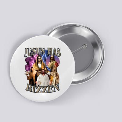 Jesus Has Rizzen He Is Rizzen Jesus Rizz Button