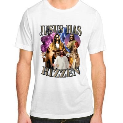 Jesus Has Rizzen He Is Rizzen Jesus Rizz Adult ChromaSoft Performance T-Shirt