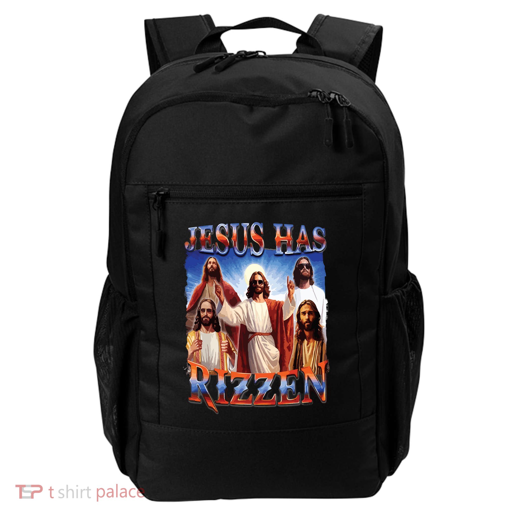 Jesus Has Rizzen He Is Rizzen Jesus Rizz Backpack