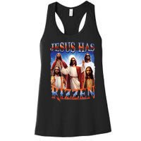 Jesus Has Rizzen He Is Rizzen Jesus Rizz Women's Racerback Tank