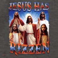 Jesus Has Rizzen He Is Rizzen Jesus Rizz Vector Backpack