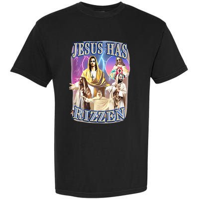 Jesus Has Rizzen Garment-Dyed Heavyweight T-Shirt