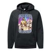 Jesus Has Rizzen Performance Fleece Hoodie