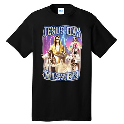 Jesus Has Rizzen Tall T-Shirt