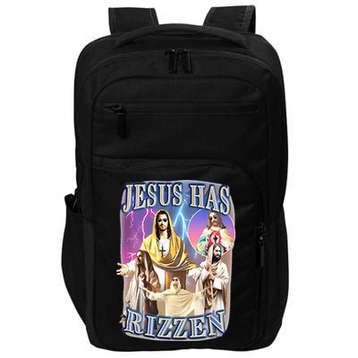 Jesus Has Rizzen Impact Tech Backpack
