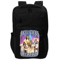 Jesus Has Rizzen Impact Tech Backpack