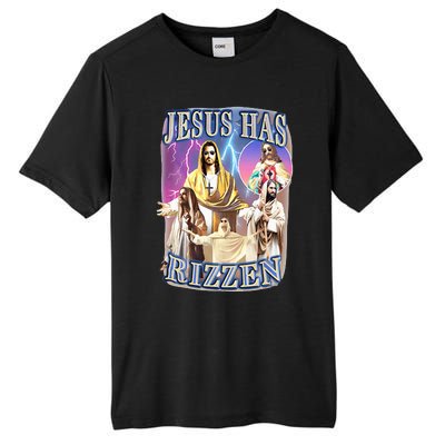 Jesus Has Rizzen Tall Fusion ChromaSoft Performance T-Shirt