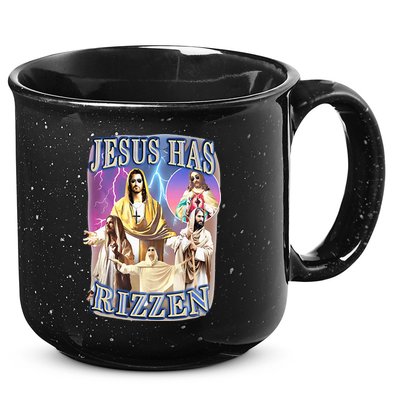 Jesus Has Rizzen 15oz Campfire Ceramic Mug