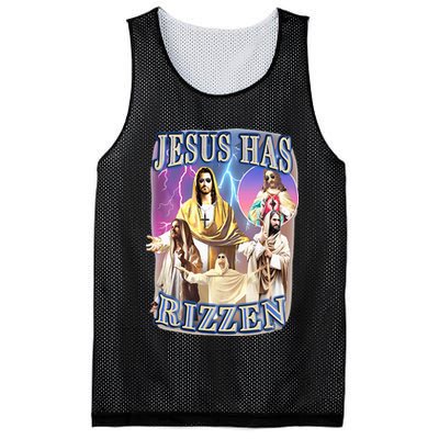 Jesus Has Rizzen Mesh Reversible Basketball Jersey Tank