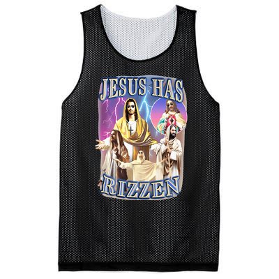 Jesus Has Rizzen Mesh Reversible Basketball Jersey Tank