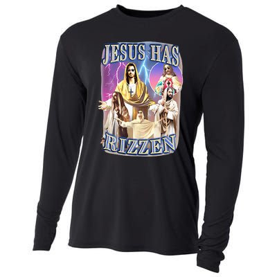 Jesus Has Rizzen Cooling Performance Long Sleeve Crew