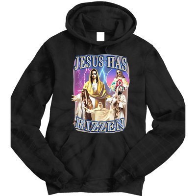 Jesus Has Rizzen Tie Dye Hoodie