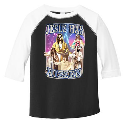 Jesus Has Rizzen Toddler Fine Jersey T-Shirt
