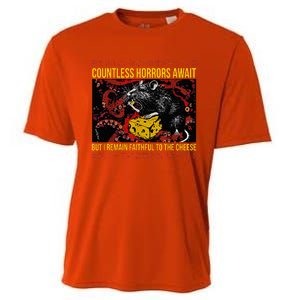 Japanese Horror Rat Retro Countless Horrors Await Cooling Performance Crew T-Shirt