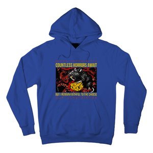 Japanese Horror Rat Retro Countless Horrors Await Hoodie