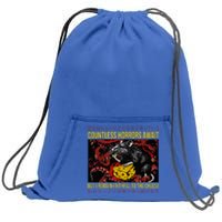 Japanese Horror Rat Retro Countless Horrors Await Sweatshirt Cinch Pack Bag