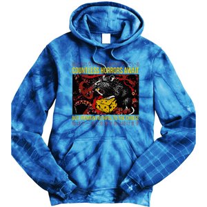 Japanese Horror Rat Retro Countless Horrors Await Tie Dye Hoodie