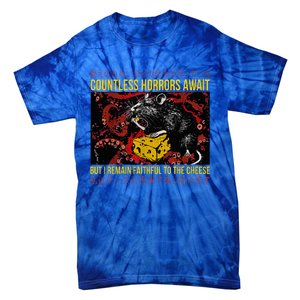 Japanese Horror Rat Retro Countless Horrors Await Tie-Dye T-Shirt