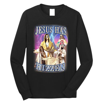 Jesus Has Rizzen Long Sleeve Shirt