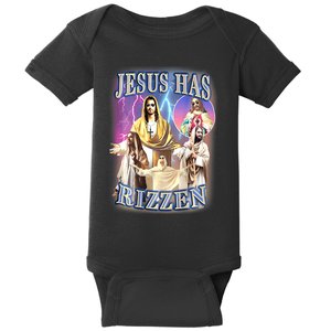 Jesus Has Rizzen Baby Bodysuit