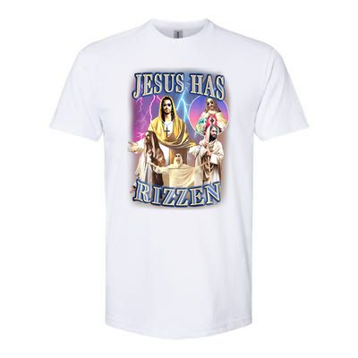 Jesus Has Rizzen Softstyle CVC T-Shirt