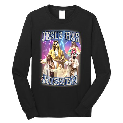 Jesus Has Rizzen Long Sleeve Shirt