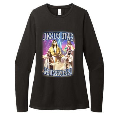 Jesus Has Rizzen Womens CVC Long Sleeve Shirt