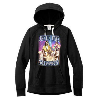 Jesus Has Rizzen Women's Fleece Hoodie