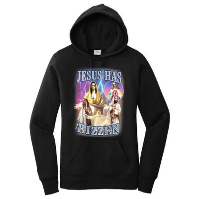 Jesus Has Rizzen Women's Pullover Hoodie