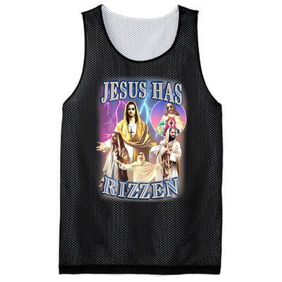 Jesus Has Rizzen Mesh Reversible Basketball Jersey Tank