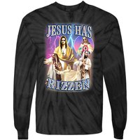 Jesus Has Rizzen Tie-Dye Long Sleeve Shirt