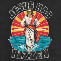 Jesus Has Rizzen Wear Design Funny Easter Sunday 25L Jumbo Tote