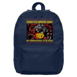 Japanese Horror Rat Retro Countless Horrors Await 16 in Basic Backpack