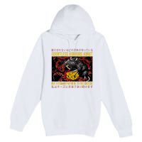 Japanese Horror Rat Retro Countless Horrors Await Premium Pullover Hoodie