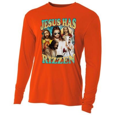 Jesus Has Rizzen Cooling Performance Long Sleeve Crew