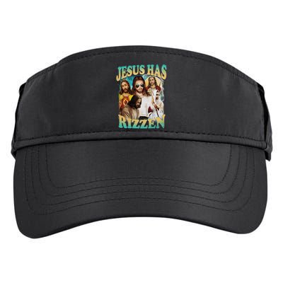 Jesus Has Rizzen Adult Drive Performance Visor