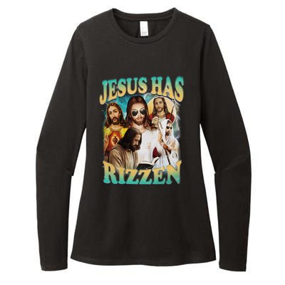 Jesus Has Rizzen Womens CVC Long Sleeve Shirt