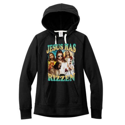 Jesus Has Rizzen Women's Fleece Hoodie