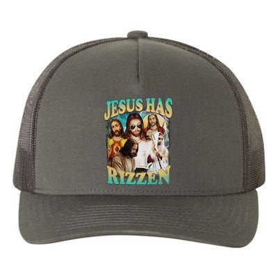 Jesus Has Rizzen Yupoong Adult 5-Panel Trucker Hat