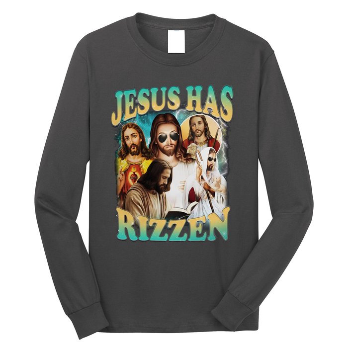 Jesus Has Rizzen Long Sleeve Shirt