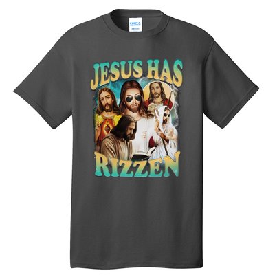 Jesus Has Rizzen Tall T-Shirt