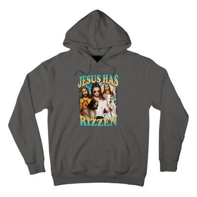 Jesus Has Rizzen Tall Hoodie