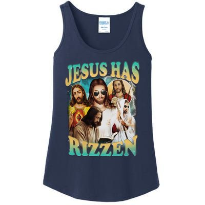 Jesus Has Rizzen Ladies Essential Tank